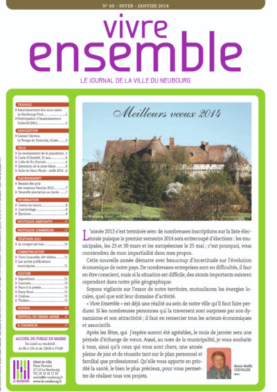 Vivre ensemble janvier 2014